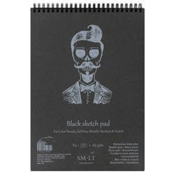 Skizzenblock Schwarz Skizzenblock SM-LT 165 g - A5, 20 Blatt