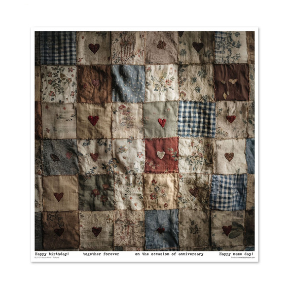 ITD COLLECTION Scrapbooking Papier Set 30x30 cm - Garden of Muses