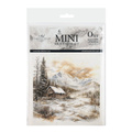 Reispapier-Set - Winterlandschaft, Hütten, Nadelbäume - RSM205 - Itd Collection