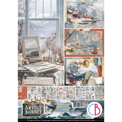 Scrapbooking Papier Set A4 - Bastelpapier - Ciao Bella - An artist journey