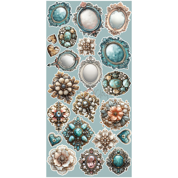 Scrapbooking-Zubehör-Set - Craft o'clock - Sprites of Harmony - MIX