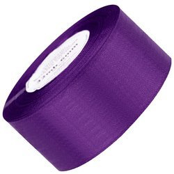 Dunkellavendelfarbenes Satinband 50mm - 32mb