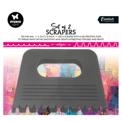 Gelplattenschaber - 2er-Satz. - SL Scrapers nr 02 - Studio Light