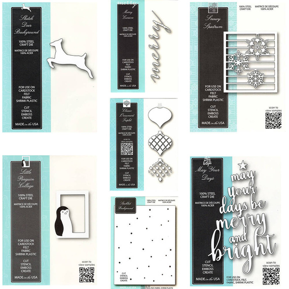 stanzform Präge Stanzschablone Cutting DieSet Weihnachten 3 - Memory Box