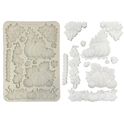 Silikonform Mold Gießen Mould -  Whispering Woods - Kürbis - Stamperia