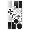 SIZZIX Stempel - Beach Blankets & Brellas, Strandtuch und Sonnenschirm