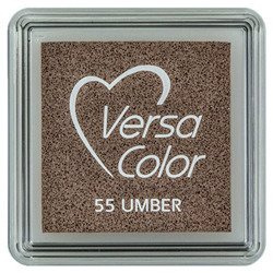 TSUKINEKO - Pigment Stempelkissen - Versa Color small 2,5 x 2,5 cm - Umber