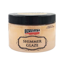 PENTART SHIMMER GLAZE Schimmer-Glasur paste Basteln Gold 150 ml