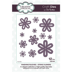 Stanzform Präge Stanzschablone Cutting Die - Creative Expressions - String Blumen CED1440
