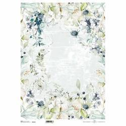 ITD Reispapier Decoupage Bastelpapier A3 Blumen 0479L