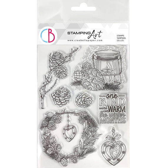 Acrylstempel 15x21 - Ciao Bella - Warm Heart