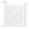 ITD Mixed Media Schablone STENCIL für Decoupage Scrapbooking 16x16, ST0198 Damaskus
