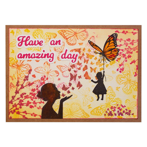 Transparente Briefmarke - Studio Light - Let's fly Luftballons