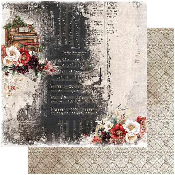ALCHEMY OF ART Set 30x30cm Scrapbooking Papier, Wonderful Christmas Time