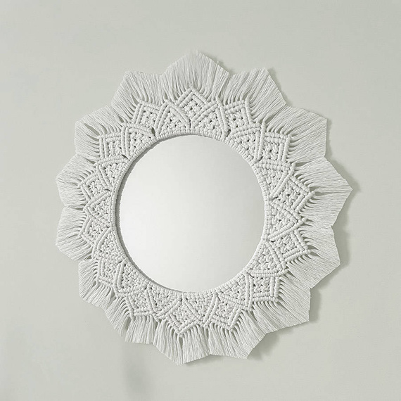 Makramee-Baumwollkordel Makrameegarn Bastelgarn-Bastelseil Baumwoll 3mm/100M rot