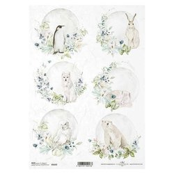 ITD Reispapier Decoupage Bastelpapier Softpapier Serviettentechnik, R1632