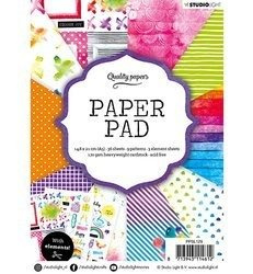 STUDIO LIGHT Set 36Blätter A5 einseitig Papierblock Scrapbooking Papier 170g 129