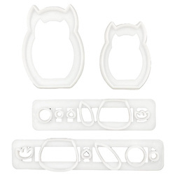 FMM Funcraft Cutters Stanzschalen - Mummy & Baby Owl Set Eulen