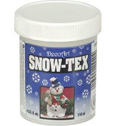 DecoArt Snow-Tex Schneepaste 118 ml, Schneeeffekt