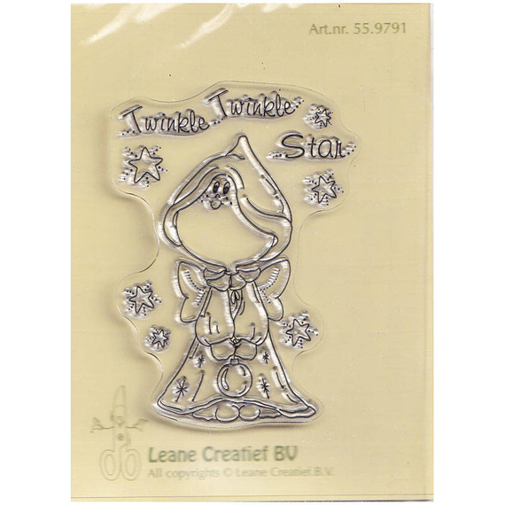 LEANE Transparent Stempel Motivstempel Clear Stamp - Twinkle Star - Engel