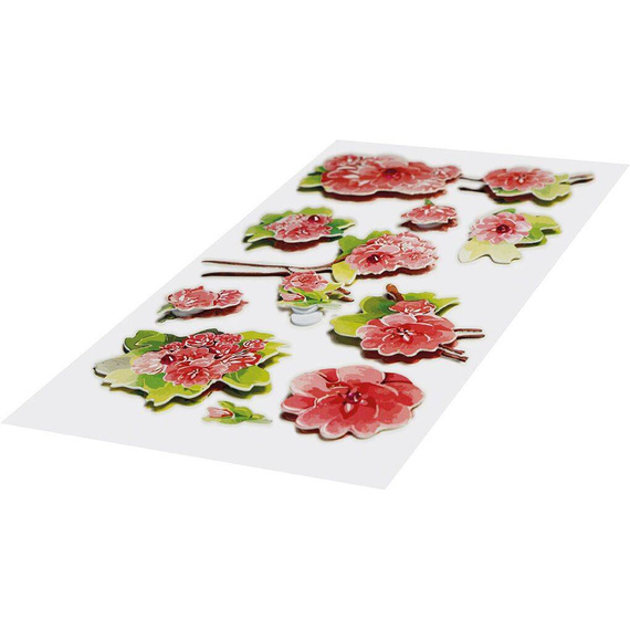 Kryształki samoprzylepne 6mm 260szt Crystal