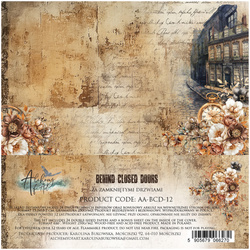 ALCHEMY OF ART 24Blatt 15x15cm doppelseitig Scrapbooking Papier, Behind Closed Doors