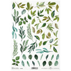 ITD Reispapier Decoupage Bastelpapier Serviettentechnik-R2248 Blätter, Blattwerk