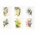 ITD Reispapier Decoupage SET Bastelpapier, Hyazinthen, Schneeglöckchen, Krokusse RSM073 