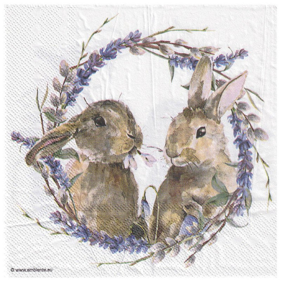 VINTAGE SERVIETTEN 1 Stück Motivservietten Decoupage Napkin 33x33cm, Engel 101