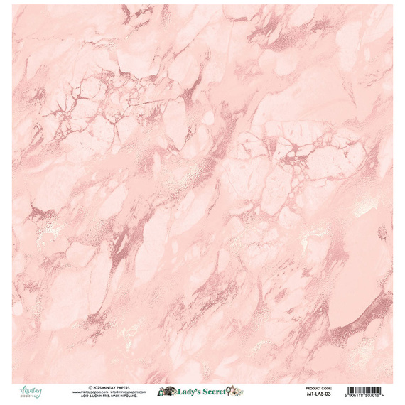 Scrapbooking Papier 30x30 - Mintay - Lady's Secret 03