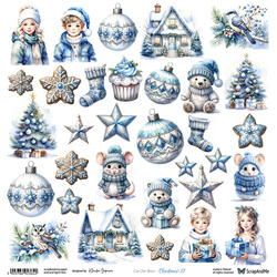 Scrapbooking-Papier - ScrapAndMe - Christmas 27 - Motivbogen - 30x30 cm
