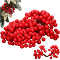 Beerenzweig - rot - 1 Zweig mit 40 Beeren 