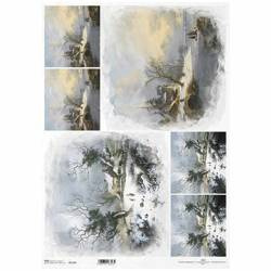 Reispapier für Decoupage A3 ITD-1110L