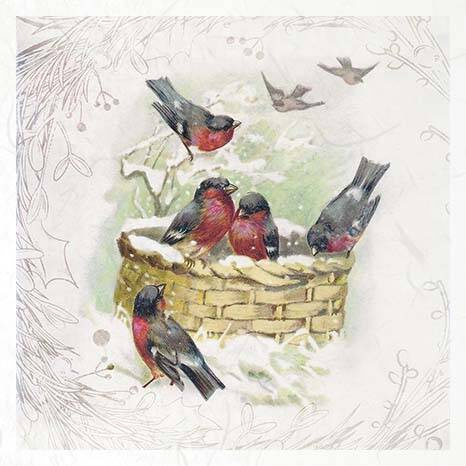 Reispapier-Set - ITD RSM084 Vögel