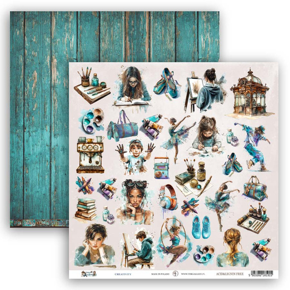 Scrapbooking Papier Set 30x30 cm  - UHK Gallery - Essence and Form