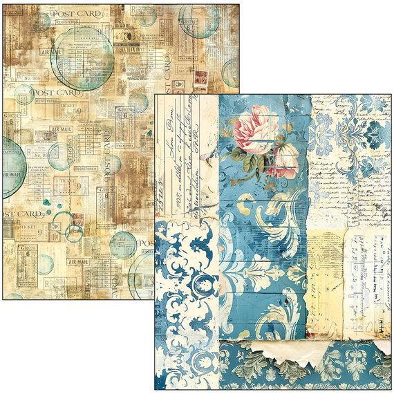 CIAO BELLA Satz doppelseitigen Scrapbooking Papier A4 Mixed Media Book LuMania - Quintessential