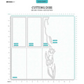 STUDIO LIGHT - Stanzform Präge Stanzschablone Cutting Die, Tulip card shape Kartenbasis Tulpe