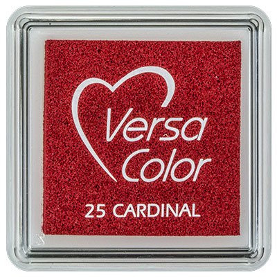 TSUKINEKO - Pigment Stempelkissen - Versa Color small 2,5 x 2,5 cm - Cardinal