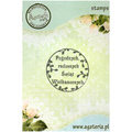 AGATERIA - Transparent Stempel Motivstempel Clear Stamp - Pogodnych, radosnych... Untertitel PL 