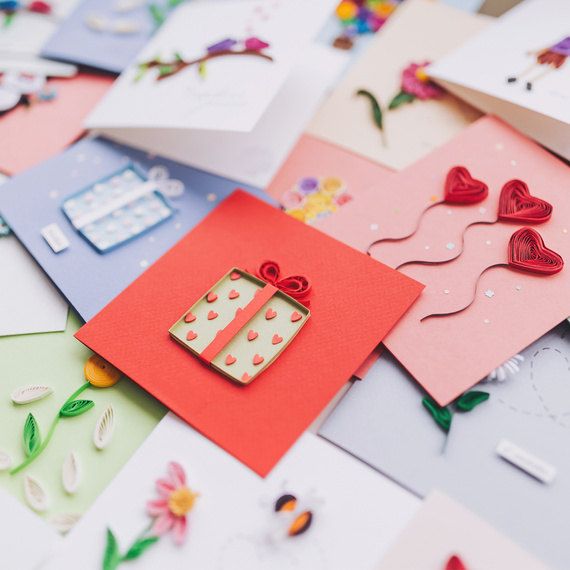 Set von Streifen und Zubehör für Quilling - Loveart