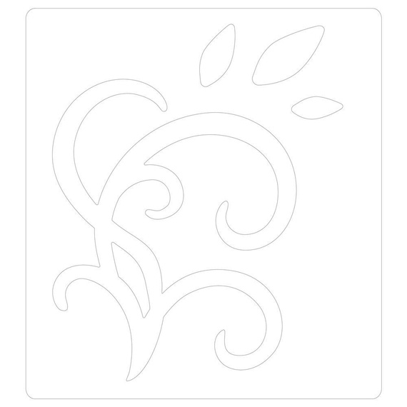 SIZZIX Bigz Stanzform Präge Stanzschablone Cutting Die, Leaves & Swirls 664403