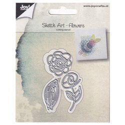 JOY!Crafts Stanzform Präge Stanzschablone Cutting Die - 6002/1035 Blumen Blätter