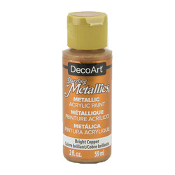 DECOART Dazzling Metallics Acrylic Paint, Acrylfarbe - Bright Copper 59 ml