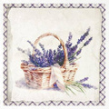 ITD Reispapier Decoupage SET Bastelpapier, Lavendel RSM082