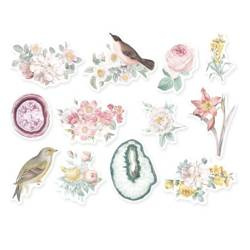 P13 - Papierelemente Scrapbooking - Precious - 12 Stück