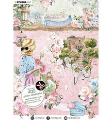 STUDIO LIGHT 20Blatt A5 Papierset + Elemente Scrapbooking Papier Romantic Moments