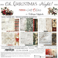 Scrapbooking Papier Set 20x20 - Craft o'clock -  Oh Christmas Night - BASIC