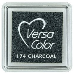 TSUKINEKO - Pigment Stempelkissen - Versa Color small 2,5 x 2,5 cm - Charcoal