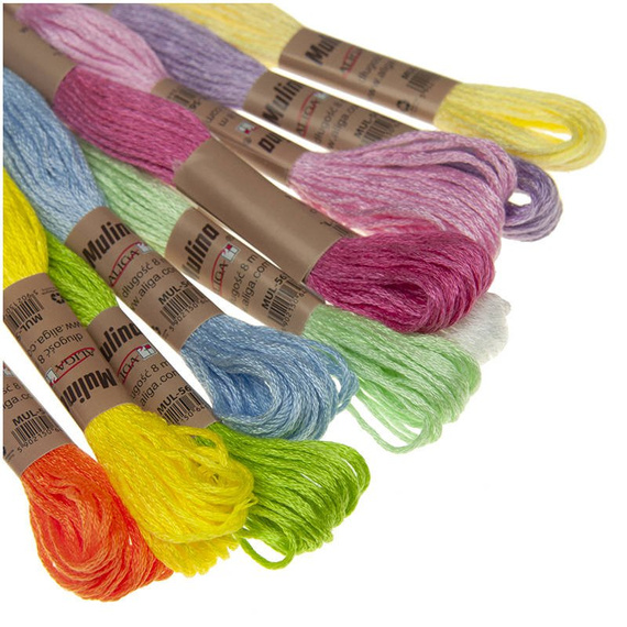 Mouline - Farbmischung - 10Stück 8m