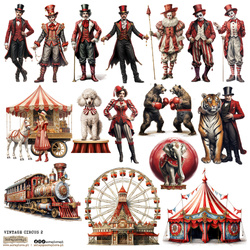 AUFKLEBER ScrapLove Dekor Stickers -  Vintage Cards 2